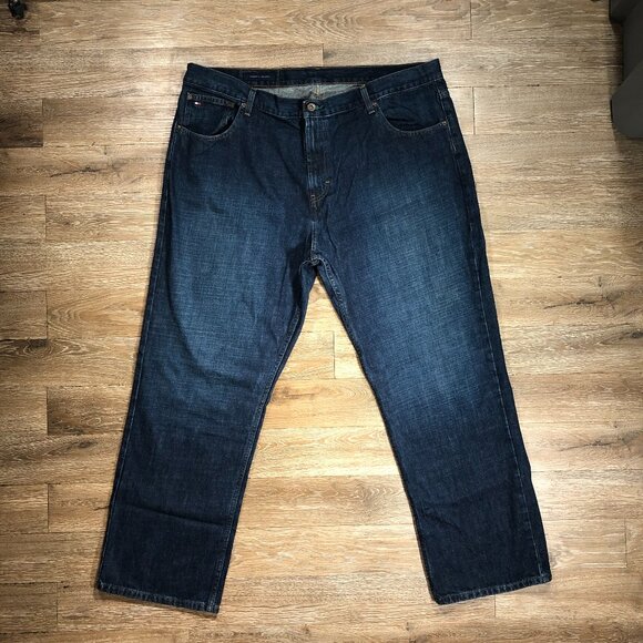 Tommy Hilfiger Freedom Jeans Relaxed Denim Y2K Men Tag 42x30 - Actual 44x31 - Picture 1 of 6